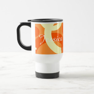 Mug De Voyage les années 70 spiral orange esthétique