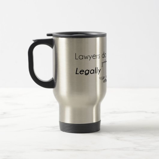 Mug De Voyage Les avocats le font ! (Gauche)