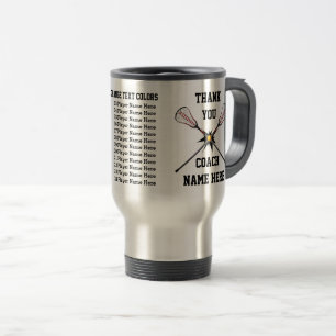 Mug De Voyage Les cadeaux personnalisés pour la lacrosse donne