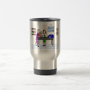 Mug De Voyage Les cadeaux vétérinaires "le vétérinaire est dans