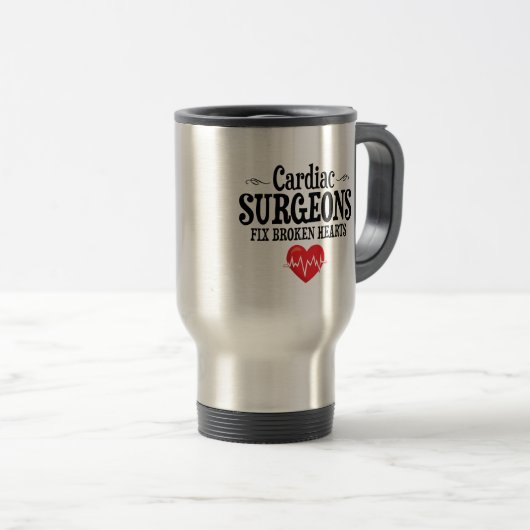 Mug De Voyage Les coeurs brisés drôles de difficulté de (Devant droit)
