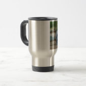 Mug De Voyage Les éléphants enfantent et bébé (Devant gauche)