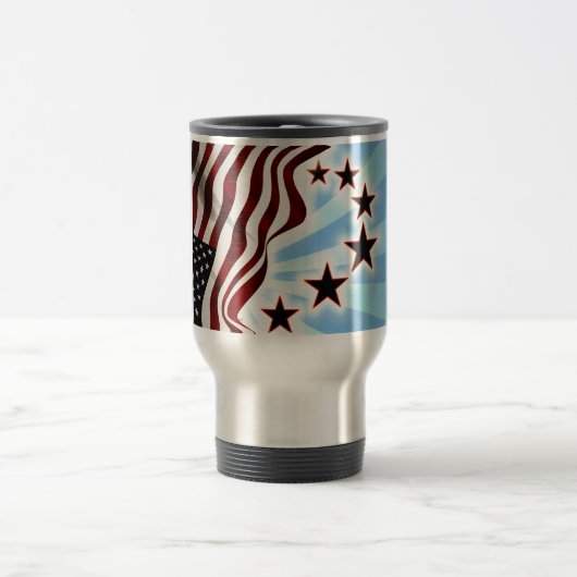 Mug De Voyage Les Etats-Unis diminuent (Centre)