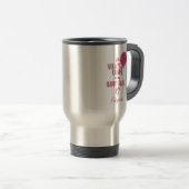 Mug De Voyage Les femmes "Le terrain de volley-ball est mon endr (Devant droit)