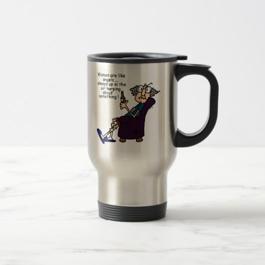 Mug De Voyage Les Femmes Sont Comme Des Anges (Droit)