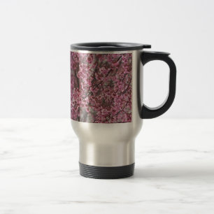 Mug De Voyage Les fleurs de cerisiers Sakura sont roses