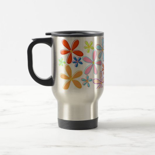 Mug De Voyage Les fleurs de printemps se déplacent (Gauche)
