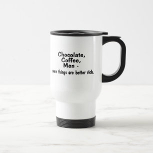Mug De Voyage Les hommes de café de chocolat quelques choses