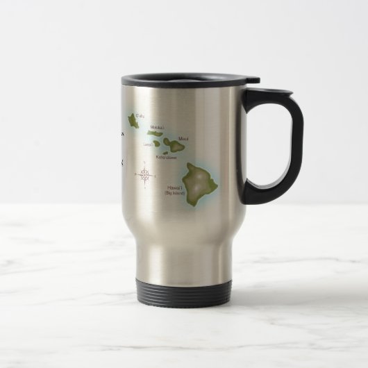 Mug De Voyage Les îles hawaïennes (Droit)