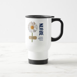 Mug De Voyage Les infirmières améliorent la vie. Nom personnalis
