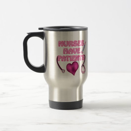 Mug De Voyage Les infirmières ont des patients ! (Gauche)