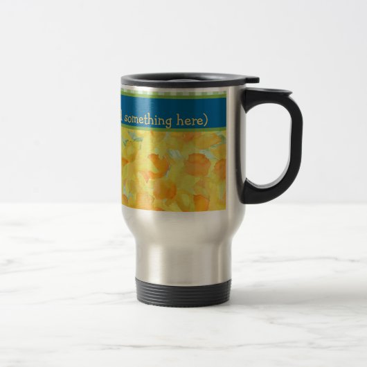 Mug De Voyage Les jonquilles d'or se déplacent en boug pour Cust (Droit)