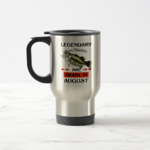 Mug De Voyage Les légendaires Maîtres de basse sont nés en août