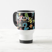 Mug De Voyage Les Maths Personnalisées Le Seul Sujet Qui Compte (Devant gauche)