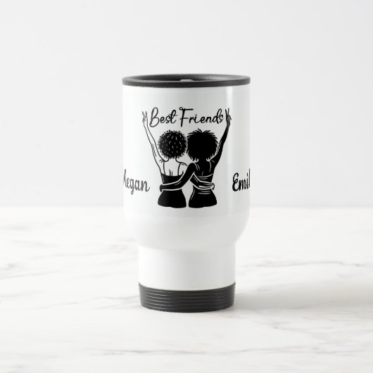Mug De Voyage Les meilleurs amis (Centre)