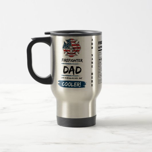 MUG DE VOYAGE LES MEILLEURS CADEAUX DE FIREFIGHTER POUR LA RETRA (Gauche)