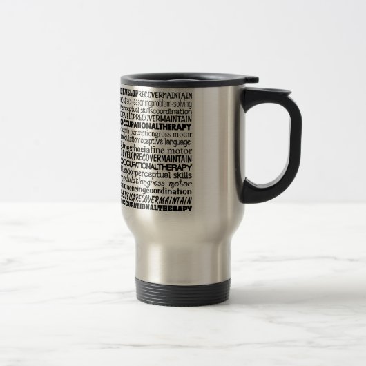 Mug De Voyage Les meilleurs cadeaux d'ergothérapie (Droit)