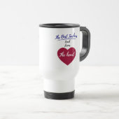 Mug De Voyage Les meilleurs professeurs enseignent du coeur (Devant droit)