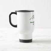 Mug De Voyage Les mtns inclinés par neige appellent… J Muir (Gauche)