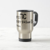 Mug De Voyage Les munitions AK-74 peuvent imprimer (Devant droit)
