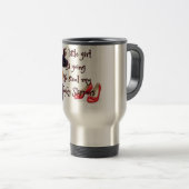 Mug De Voyage Les pantoufles rouges sont les miennes (Devant droit)
