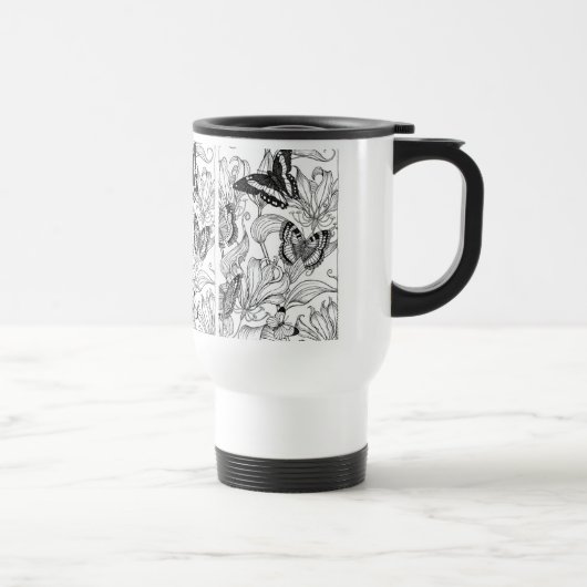 Mug De Voyage Les papillons sont libres (Droite)