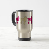 Mug De Voyage Les Poodles Sur La Parade (Devant gauche)