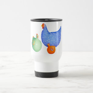Mug De Voyage Les poules françaises voyagent en bouillie