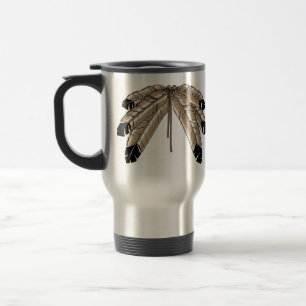 Mug De Voyage Les Premières nations Voyage Mug Faune Art Coffee 