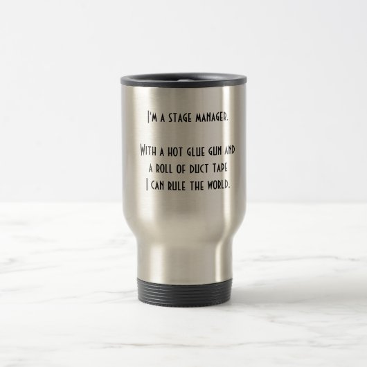Mug De Voyage Les régisseurs ordonneront le monde (Centre)