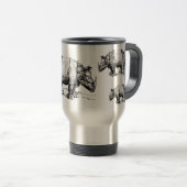 Mug De Voyage Les rhinocéros (Devant droit)