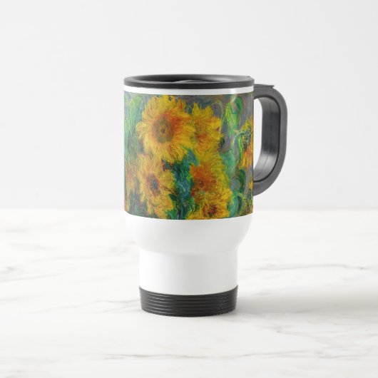 Mug De Voyage Les tournesols Monet (Devant droit)