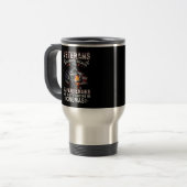 Mug De Voyage Les vétérans parce que les super-héros sont occupé (Devant gauche)