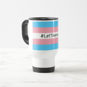 Mug De Voyage #Let'ThemPlay Drapeau Transgenre Athlètes