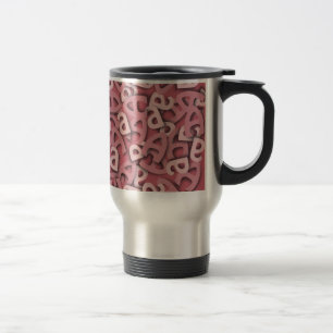 Mug De Voyage Lettre A rose