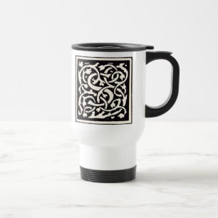 Mug De Voyage Lettre Art Nouveau S Monogramme Vintage