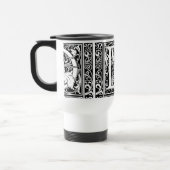 Mug De Voyage Lettre D Monogramme médiéval Art Nouveau (Gauche)