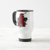 MUG DE VOYAGE LETTRE ÉCARLÉE A (Devant gauche)