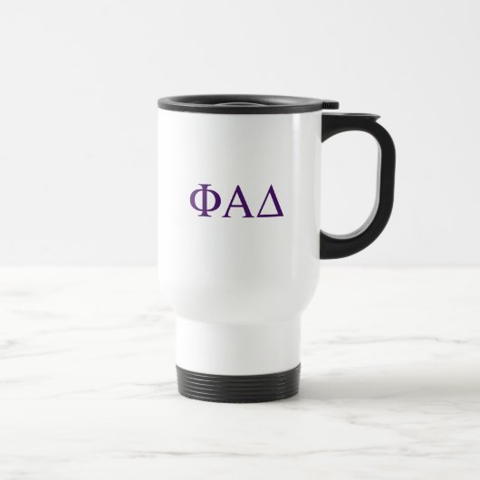 Mug De Voyage Lettres grecques Phi Alpha Delta (Droite)