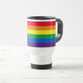 Mug De Voyage Lgbtq rainbow diversity Inclusive drapeau gay prid (Devant droit)