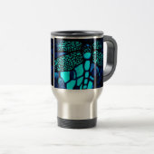 Mug De Voyage libellule bleue (Devant droit)