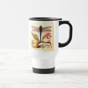 Mug De Voyage Libellule Botanique Nature Faune Hoefnagel Art