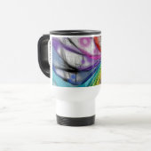 Mug De Voyage Libellule de kaléidoscope (Devant gauche)