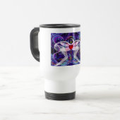 Mug De Voyage Libellule Psychédélique Surréaliste (Devant gauche)