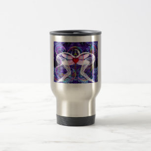 Mug De Voyage Libellule Psychédélique Surréaliste
