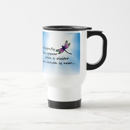 Mug De Voyage Libellule, visiteur de ciel (Droite)