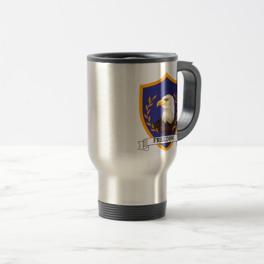 Mug De Voyage liberté d'aigle (Devant droit)