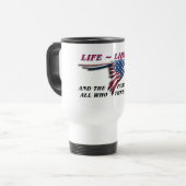Mug De Voyage Liberté de la vie (Devant gauche)