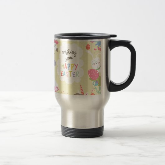 Mug De Voyage licorne de pâques (Droit)