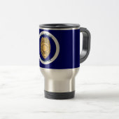 Mug De Voyage Lieutenant Badge Custom (Devant droit)